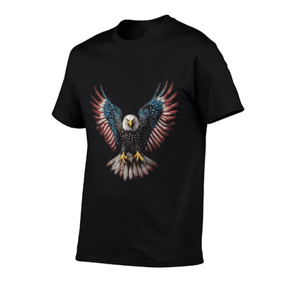 American Bald Eagle 4th of July USA Patriotic Men Women Soft T-Shirt