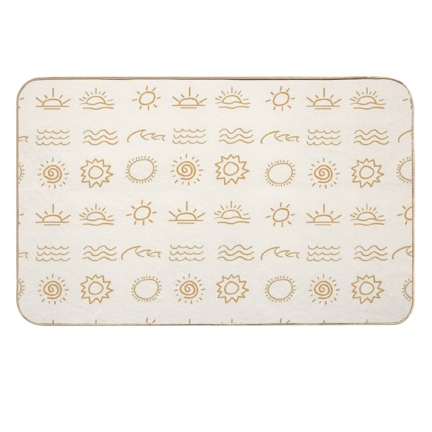 Different Suns Aesthetic  Stain-Proof Bath Mat