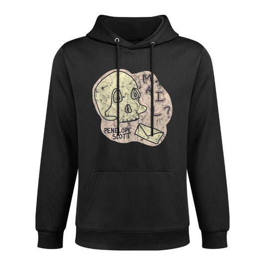 Skull Mail Penelope Scott Vintage Funny Skeleton Colorfast Hoodie
