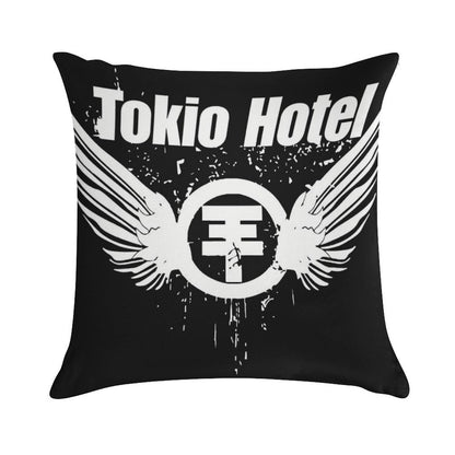 Tokio Hotel Merch Tokio Hotel Logo Soft Style Accent Throw Pillow