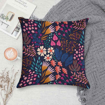 BLISS Flower Field Soft Anti-Pilling Throw Pillow