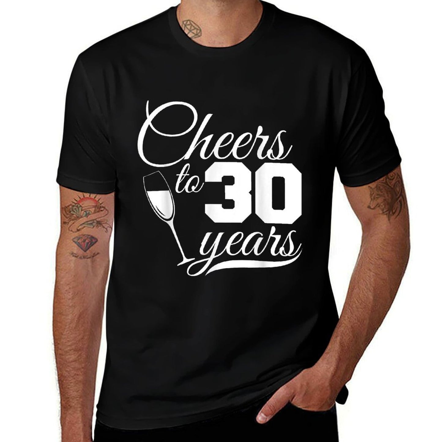 Cheers To Thirty Years. 30th Dirty Birthdays  Relaxed-fit T-Shirt