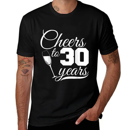 Cheers To Thirty Years. 30th Dirty Birthdays  Relaxed-fit T-Shirt
