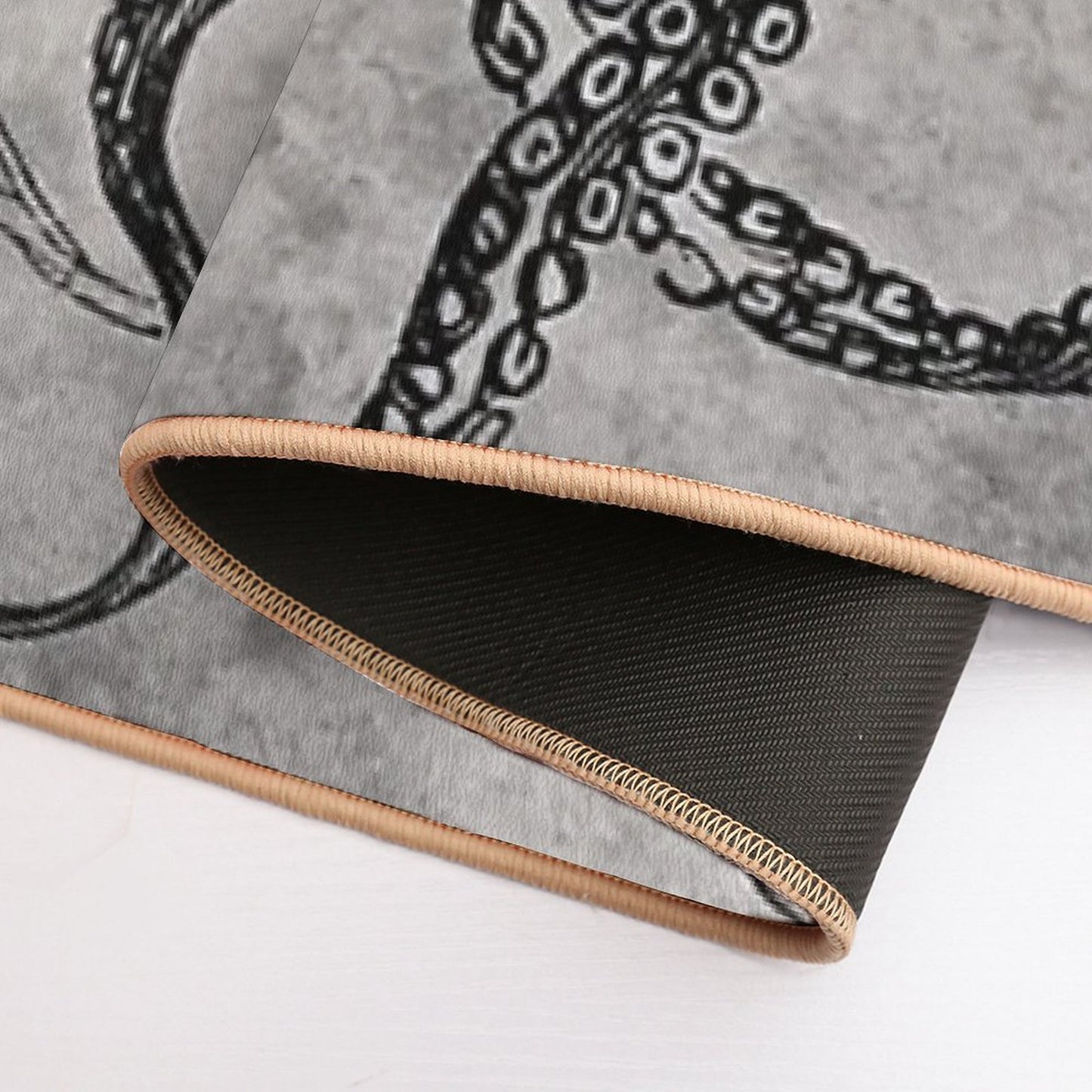 Vintage Octopus  Fade-Resistant Bath Mat