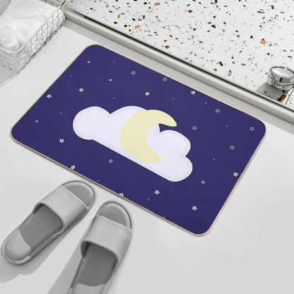 Dreamy Night Sky  Absorbent Bath Mat