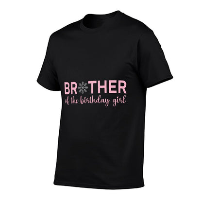 Brother Of The Birthday Girl Winter Onederland 1st Birthday Comfortable T-Shirt
