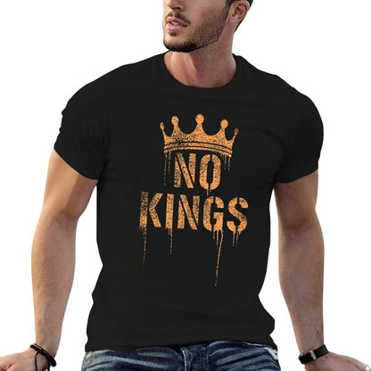 No Kings  Anti-Establishment, Grunge - Political  Tagless Design T-Shirt