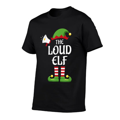 Loud Elf Family Matching Group Christmas  Slim-fit Cut T-Shirt