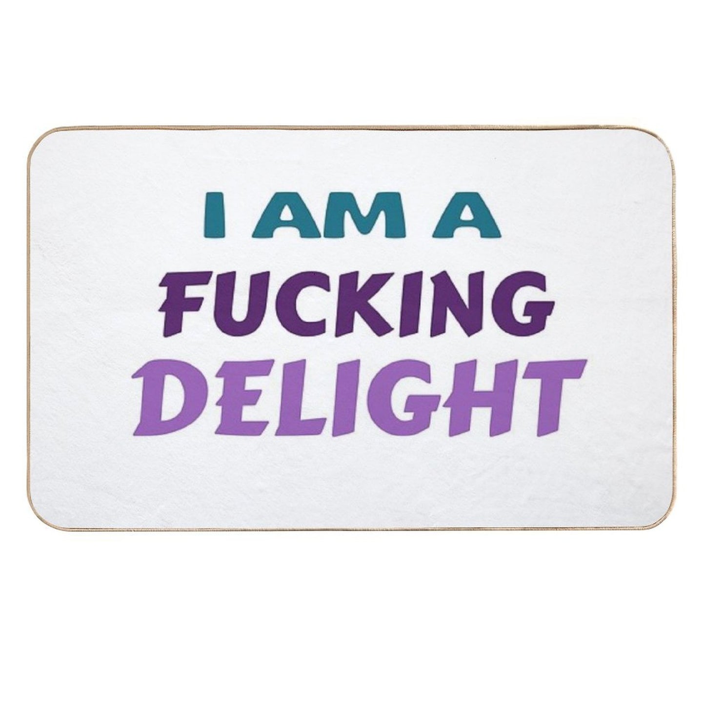 I Am A Delight_19  Rapid-Drying Bath Mat
