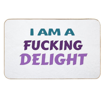 I Am A Delight_19  Rapid-Drying Bath Mat