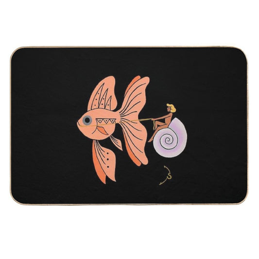 Neon  Slip-Resistant Bath Mat