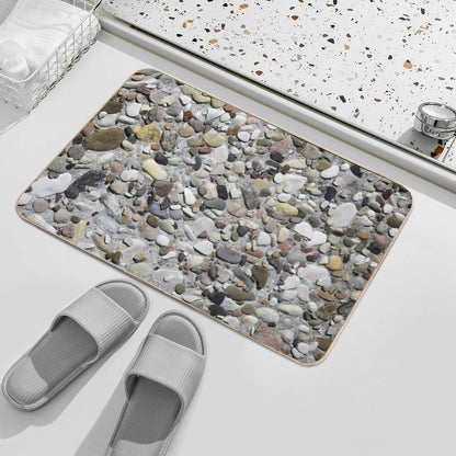 Stones, Stone, Pebbles, Rocks, Nature  Multi-Purpose Bath Mat