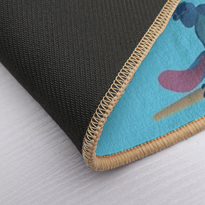 Besties Are As Mad As Each Other - Stitch And Toothless  Easy Maintenance Bath Mat