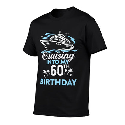 Womens Cruising Into My 60th Birthday 60 Year Old Cruise Birthday  Breathable T-Shirt