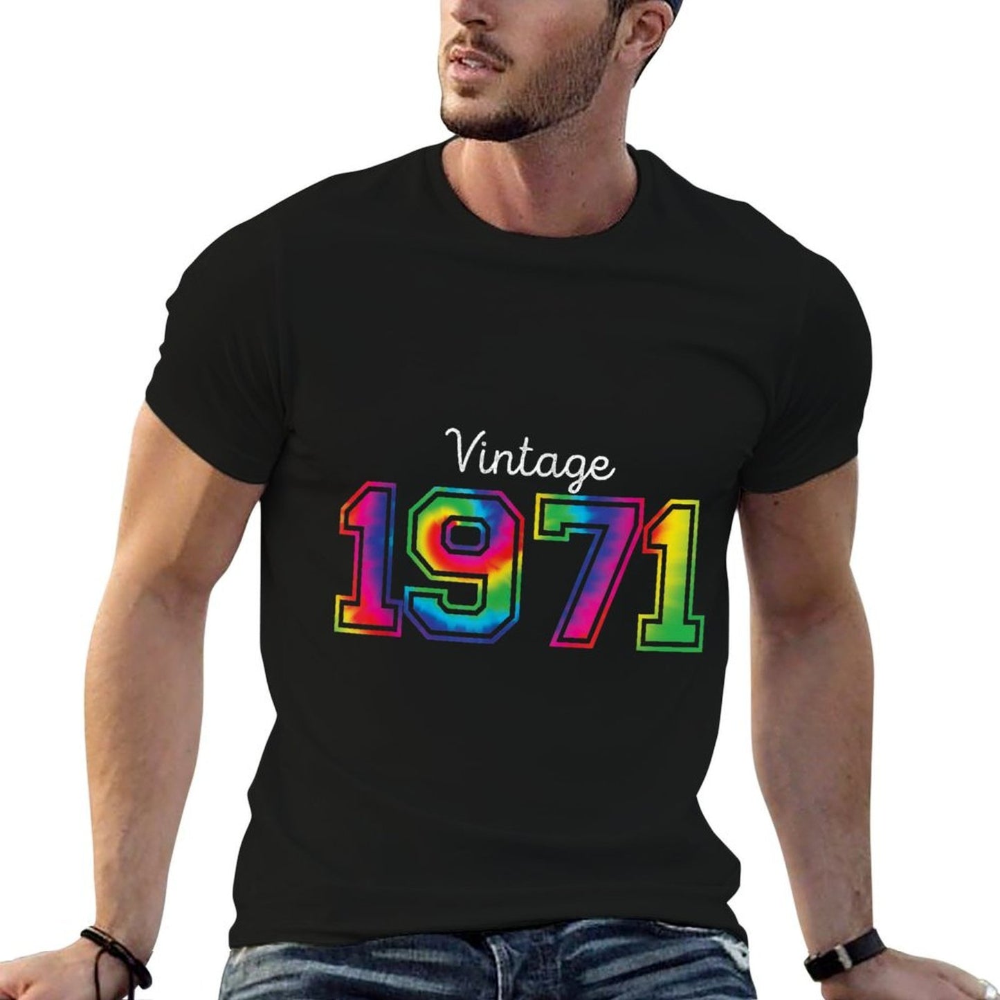 Vintage 1971 50 Year Old 50th Birthday Gifts Him Her  Breathable T-Shirt