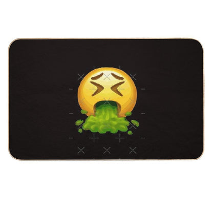 Emoji Puking  Odorless Bath Mat