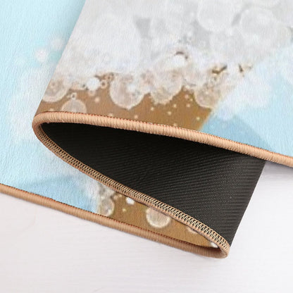 Cute Baby Bunnies in A Bathtub, Boys Bathroom Print, Baby Animals in Tub, Whimsy Animal, Kids Bathroom Art  Toxin-Free Bath Mat