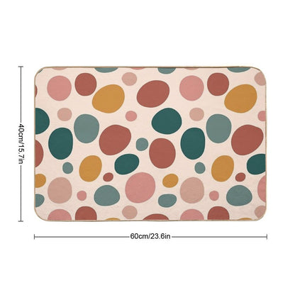Cheetah Pattern 02 - Horizon Palette  Anti-Trip Bath Mat