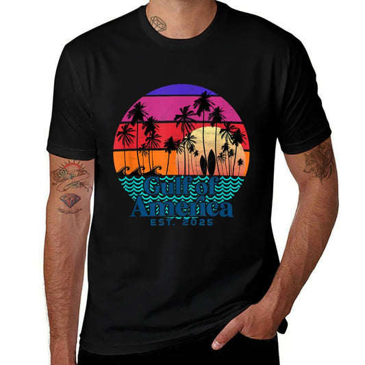 Gulf of US America Tagless Design T-Shirt