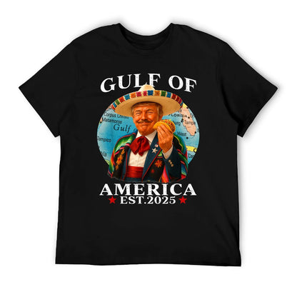 Trump Gulf Of USA America Since 2025 Mexico Trump USA Gulf Trendy Pattern T-Shirt