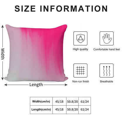 SIN Soft Short Plush Fabric Throw Pillow