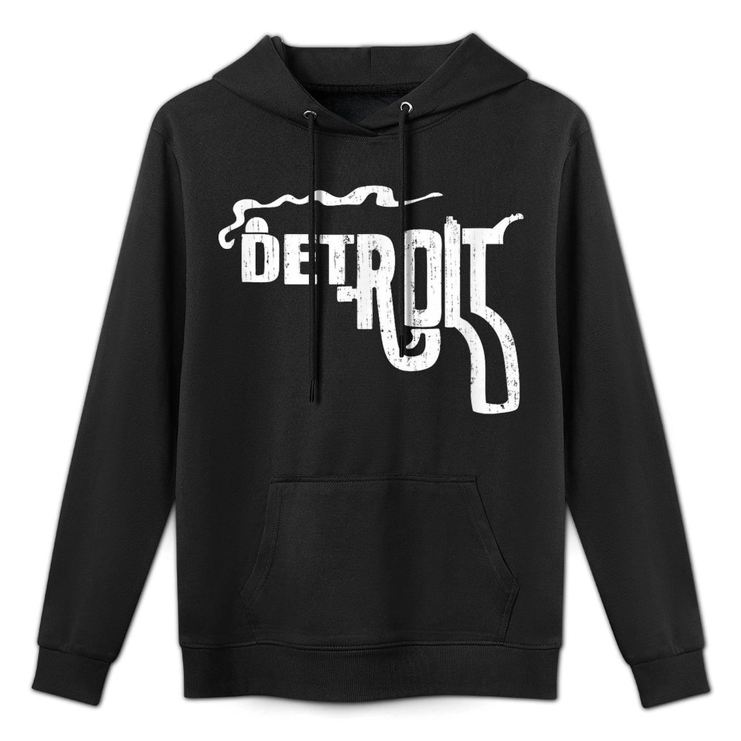 Detroit Smoking Gun Vintage Relaxed Fit Hoodie
