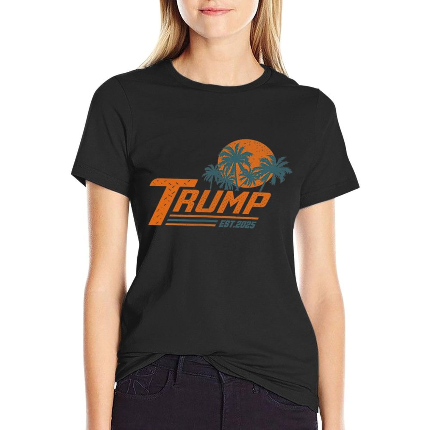 Funny Trump Retro Vintage (2 Side) Trump Merchandise Relaxed-fit T-Shirt