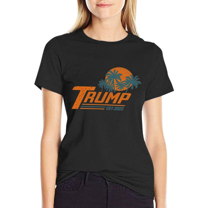 Funny Trump Retro Vintage (2 Side) Trump Merchandise Relaxed-fit T-Shirt