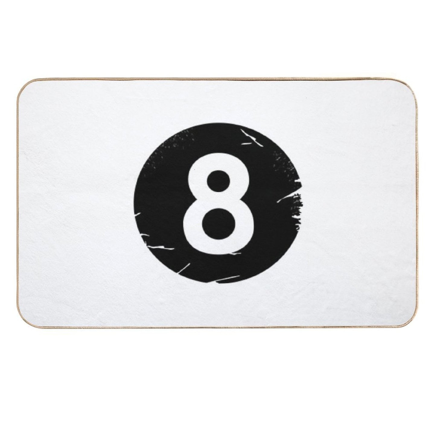 8 BALL BILLIARDS POOL EIGHT-BALL  Pet-Safe Bath Mat