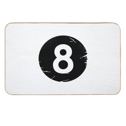 8 BALL BILLIARDS POOL EIGHT-BALL  Pet-Safe Bath Mat