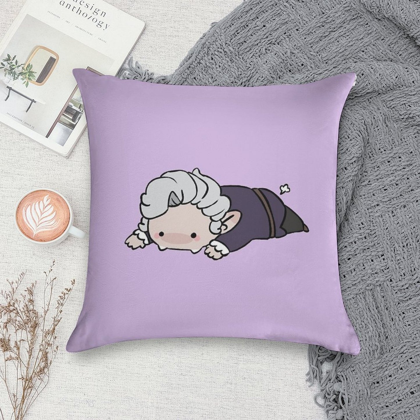 Slugstarion Soft High-Density Material Throw Pillow