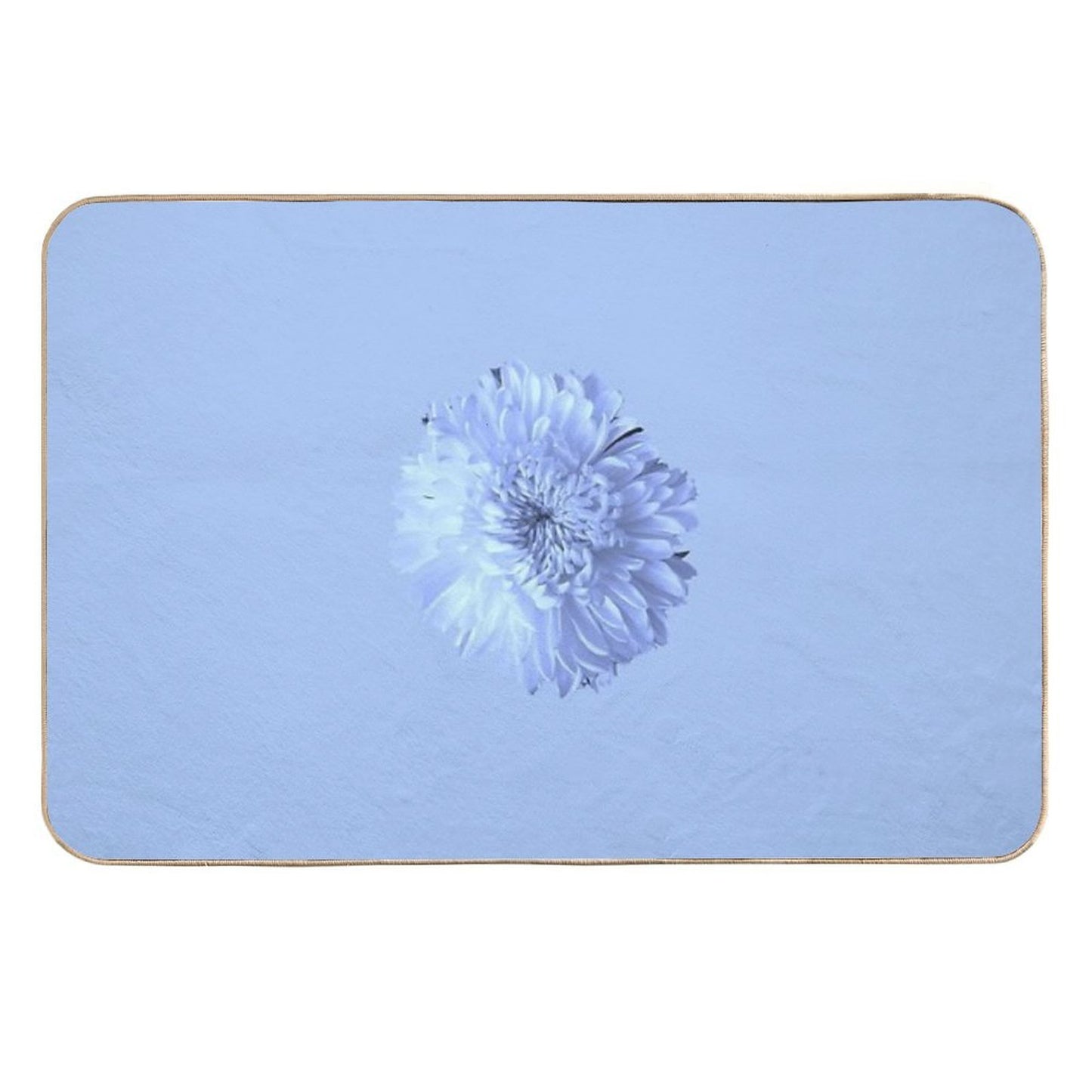 Blue Flower  Multi-Purpose Bath Mat