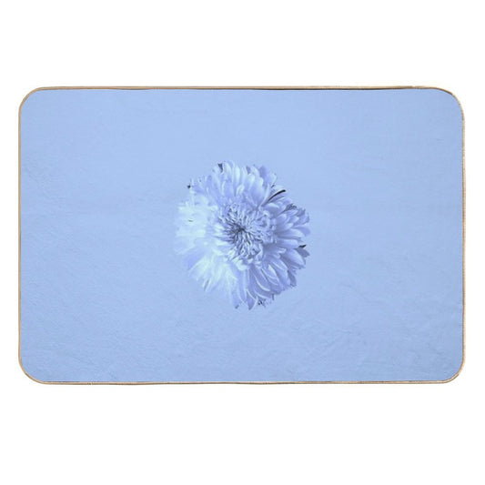 Blue Flower  Multi-Purpose Bath Mat