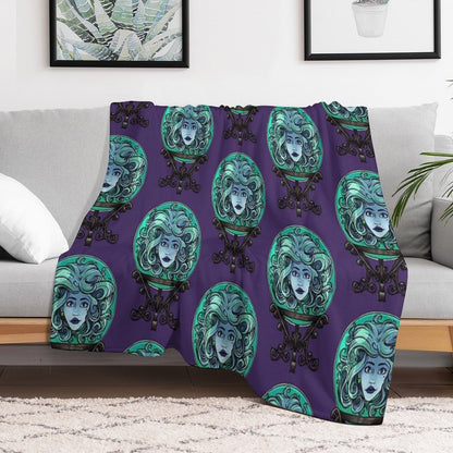 Madame Leota, No Background Comfort Throw Blanket