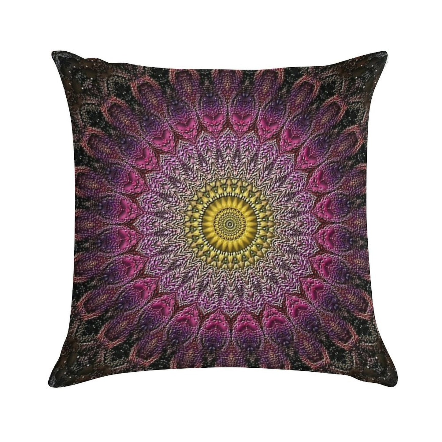 Mandala 15 Soft Decorative Cover Throw Pillow