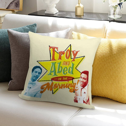 Troy And Abed in The Morning! Soft High-Density Material Throw Pillow