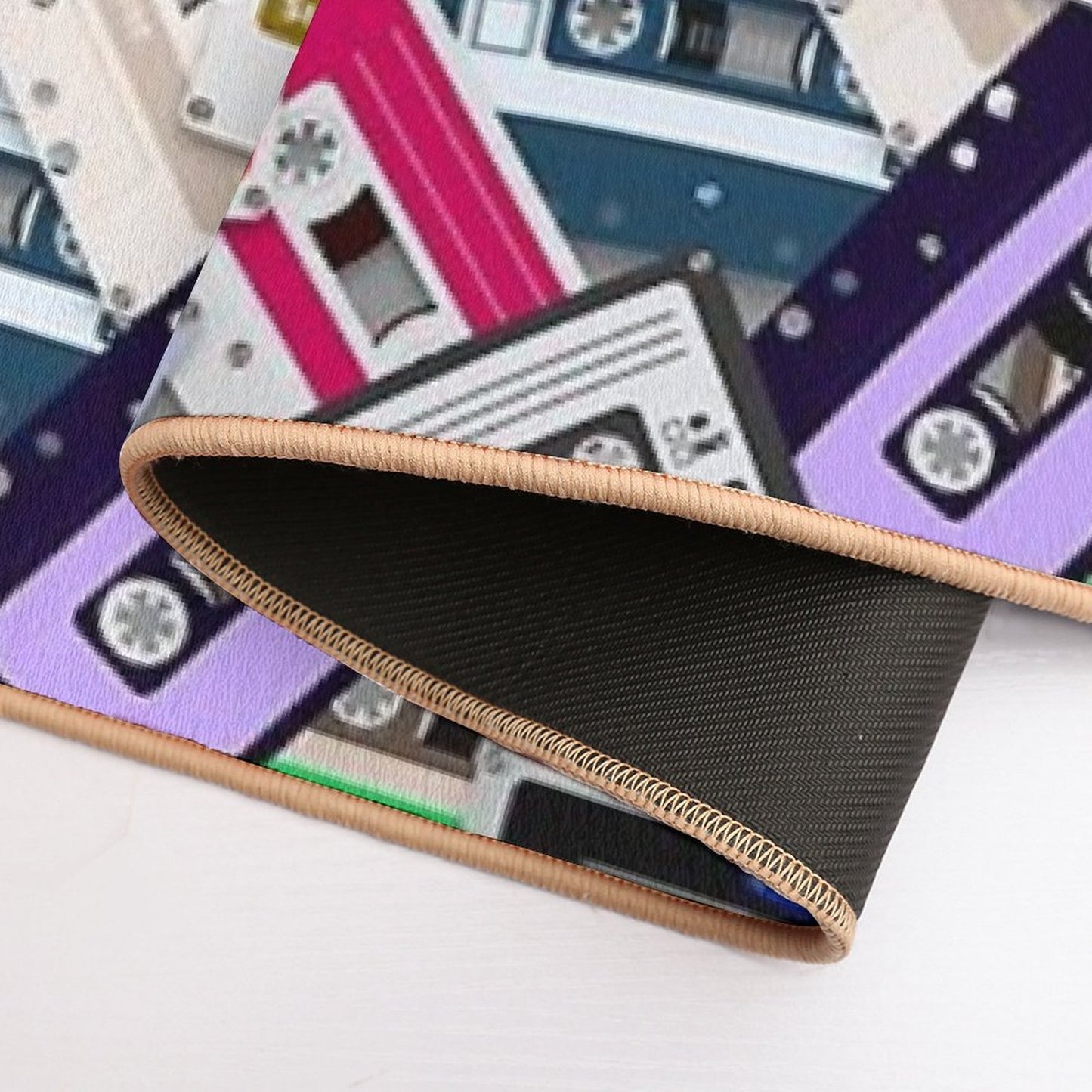 Retro Music  Toxin-Free Bath Mat