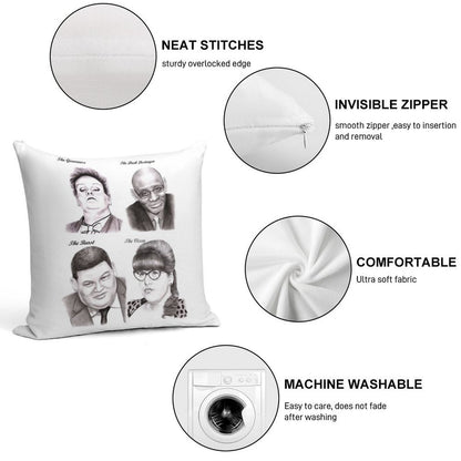 The Chasers Soft Luxury Feel Throw Pillow