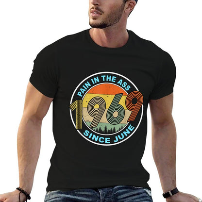June 1969 50th Birthday  Retro Vintage 1969 Birthday  Trendy Pattern T-Shirt