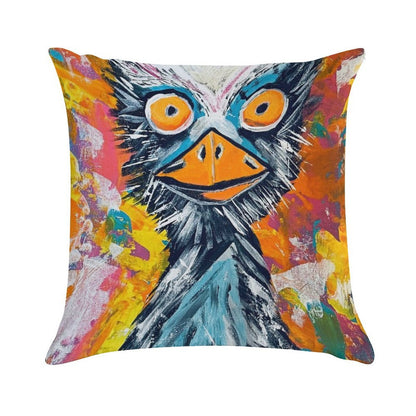 Bird Brain Buzz Soft Multiple Sizes Throw Pillow