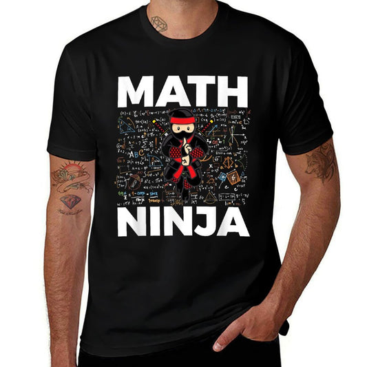 Funny Math Ninja For Mathematics Teacher Student  Vintage-inspired T-Shirt