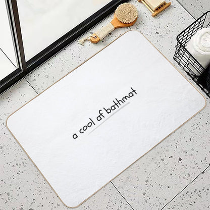 A Cool AF Bathmat  Slip-Resistant Bath Mat