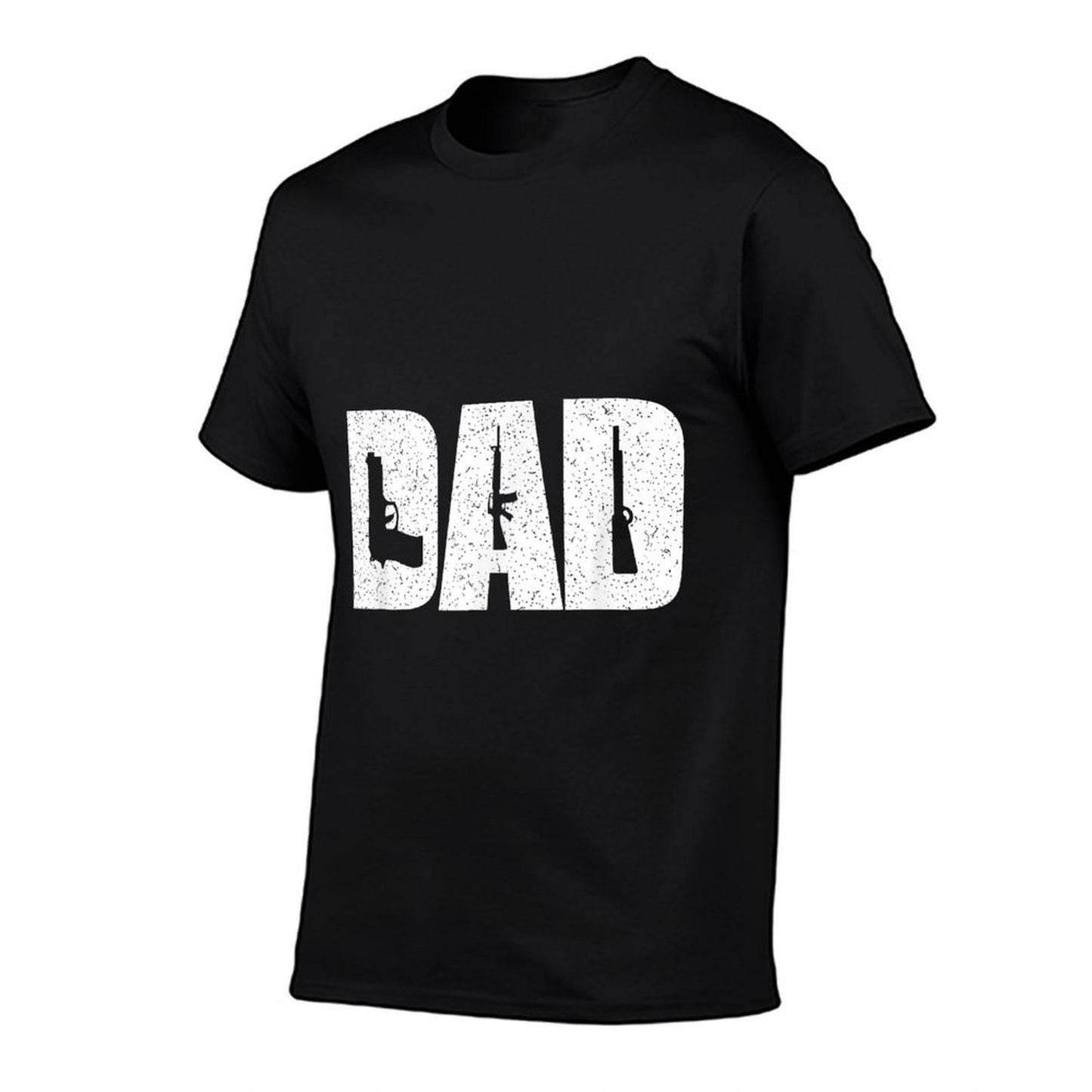 DAD And Guns Collection Vintage  Tagless Design T-Shirt