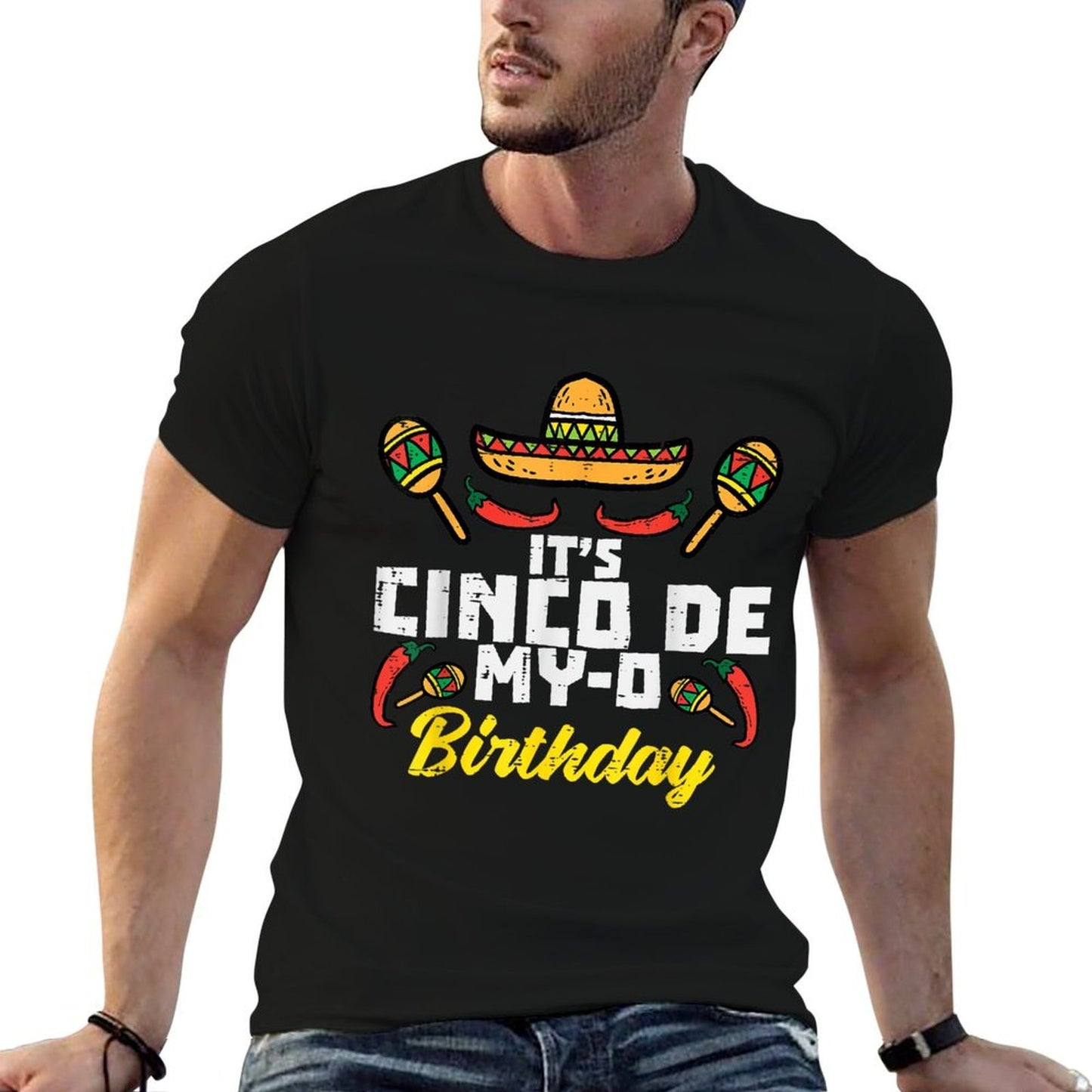 It's Cinco De My-O Birthday Born On Mexican Party Boys Girls  Relaxed-fit T-Shirt