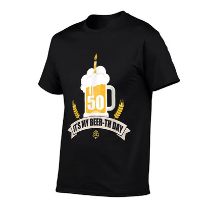 50th Birthday Its My Beer-th Day Funny Beer  Durable T-Shirt