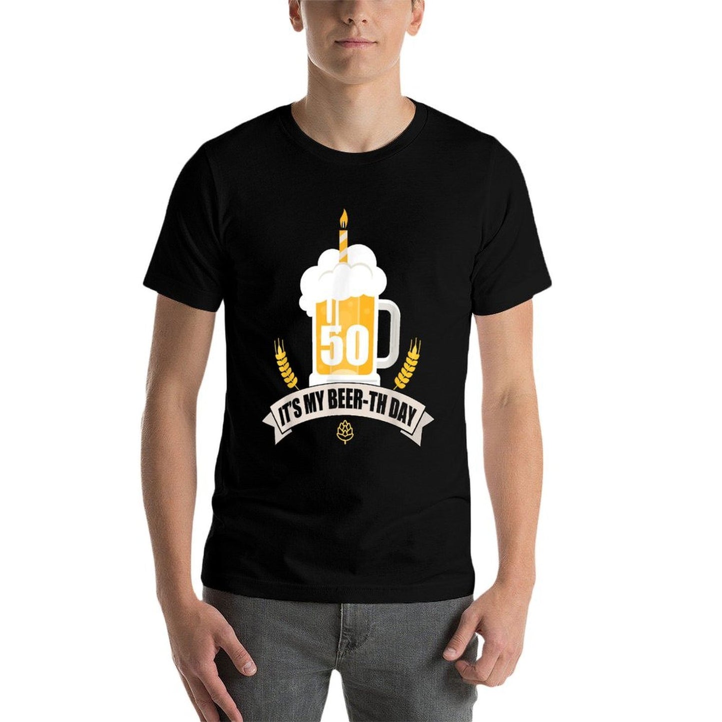 50th Birthday Its My Beer-th Day Funny Beer  Durable T-Shirt