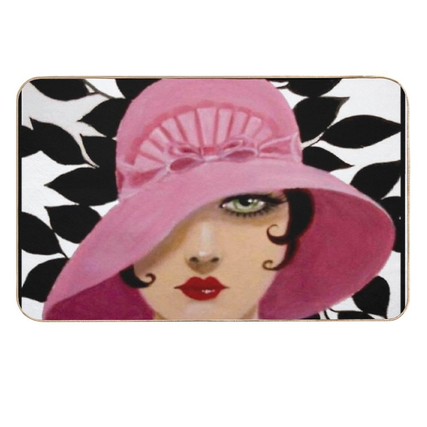 FLAPPER  Vintage 1932 Beautiful Fashion Magazine Advertising Print Durable Bath Mat