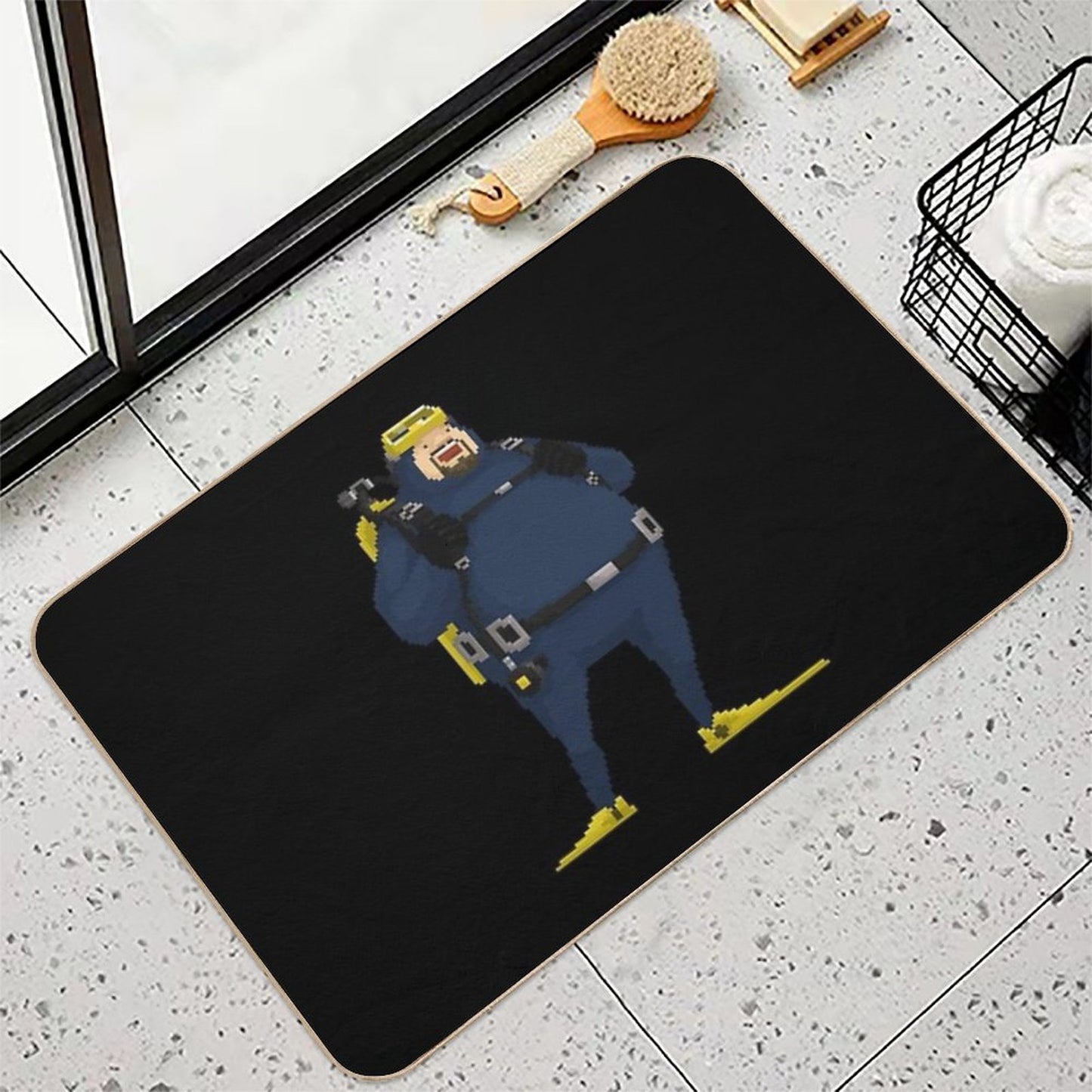 Dave The Diver Laugh  Anti-Trip Bath Mat
