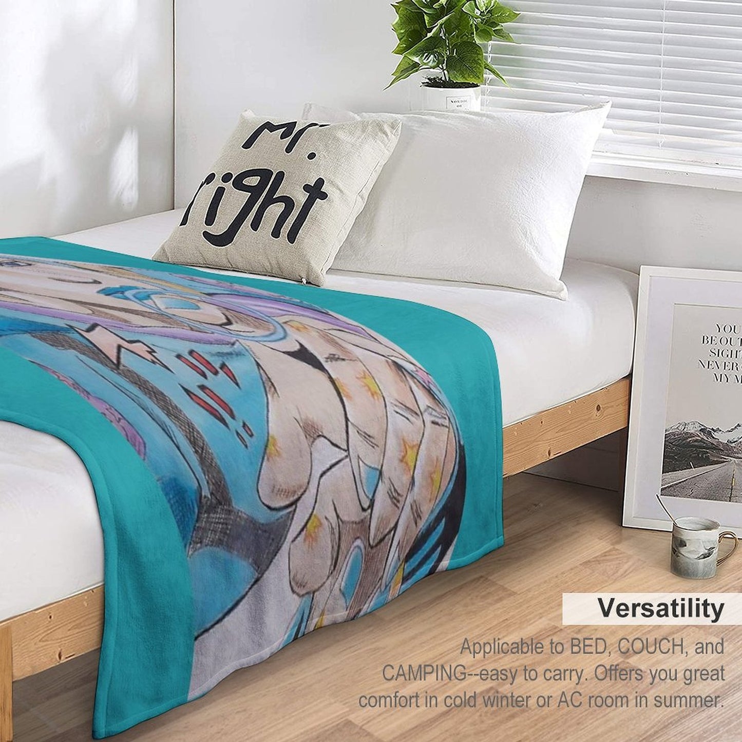 Nice Art Painting Poster for Every Home Compact Throw Blanket