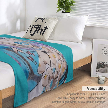 Nice Art Painting Poster for Every Home Compact Throw Blanket